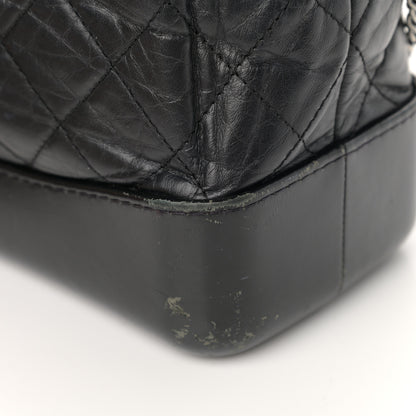 Chanel Aged Calfskin Quilted Small Gabrielle Backpack Black 16 of 19