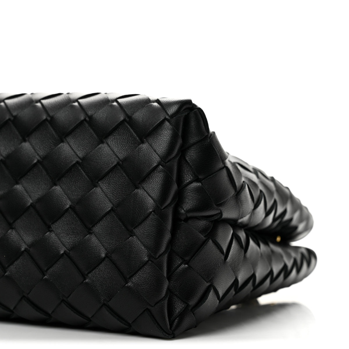 Bottega Veneta Nappa Intrecciato Small Andiamo With Chain Shoulder Bag Black 9 of 11