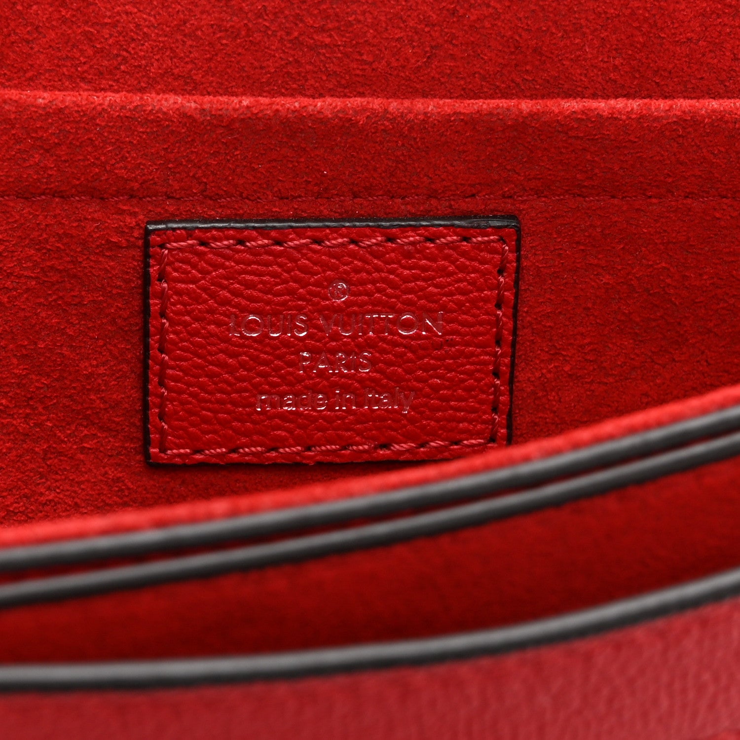 Louis Vuitton Calfskin Monogram Very Messenger Rubis Red 1882988