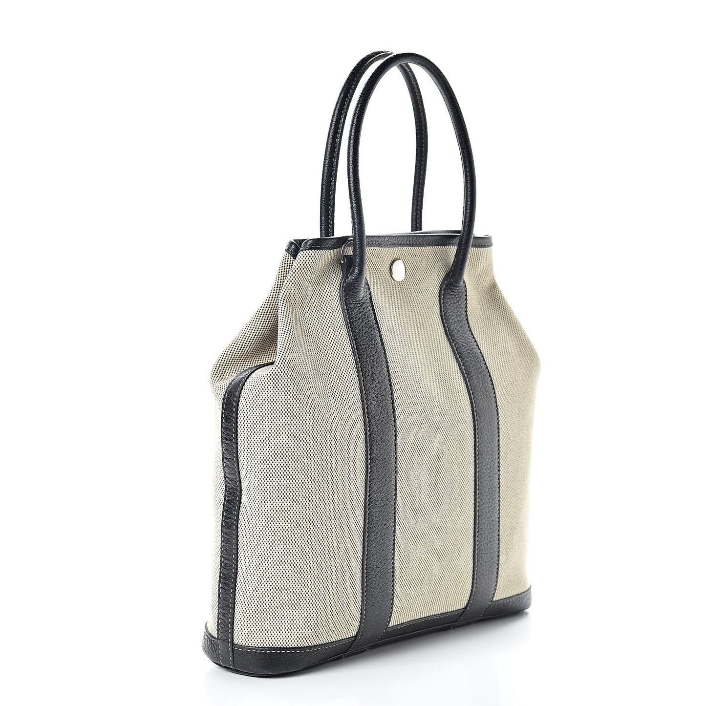 Buffle Skipper Toile Garden Party Vertical Tote Black