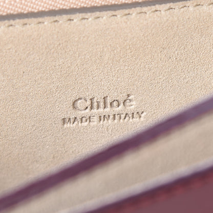 Chloe Calfskin Suede Medium Faye Shoulder Bag Plum Purple 6 of 11