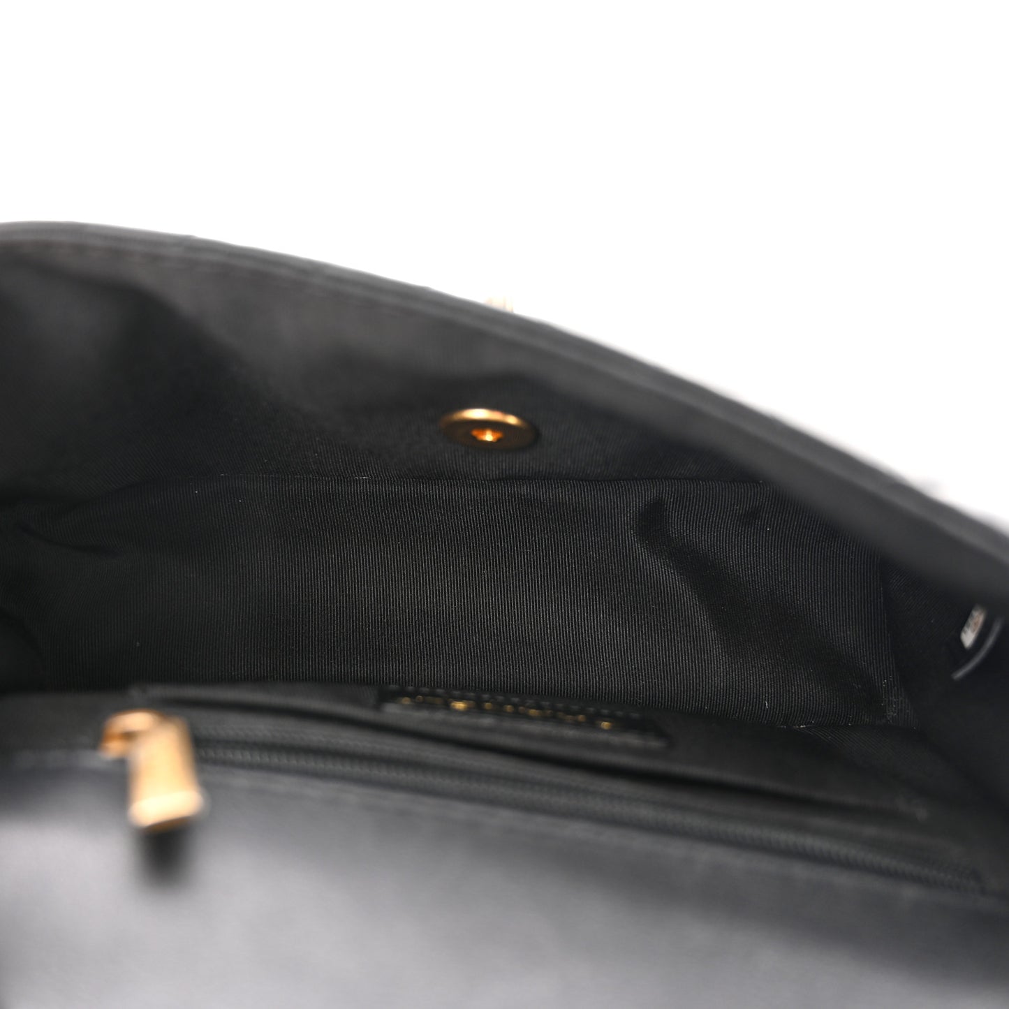 Calfskin Quilted Small Strap Into Flap Bag Black Burgundy