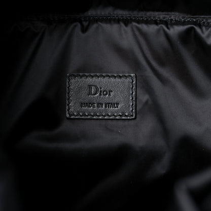 Christian Dior Nylon Cannage Saddle Backpack Black 6 of 9