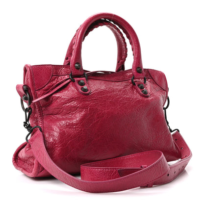 Balenciaga Agneau Arena Classic Hardware Small Le City Framboise 3 of 10