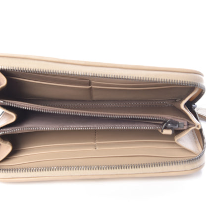 Bottega Veneta Nappa Intrecciato Zip Around Wallet Mink Multicolor 5 of 7