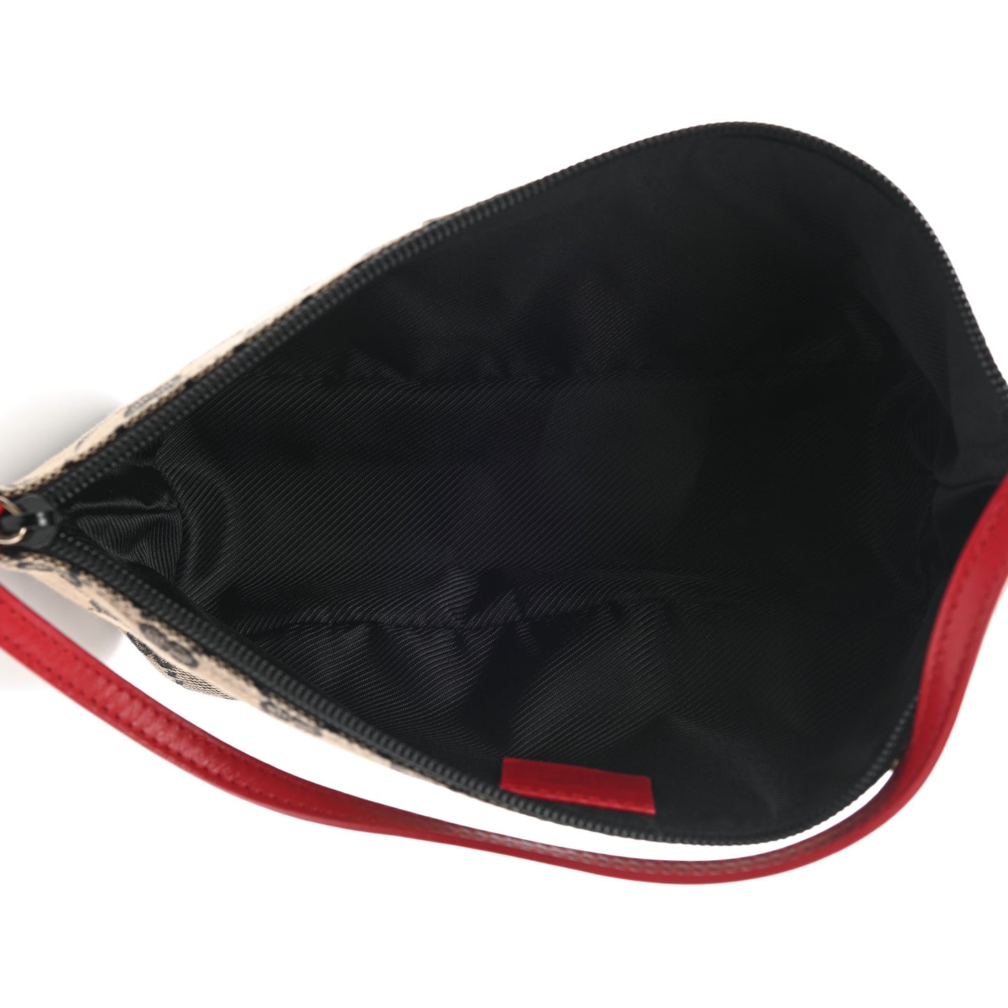 Monogram Boat Pochette Black Red