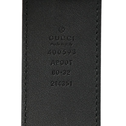 Gucci Calfskin Double G 40mm Belt 80 32 Black 3 of 5