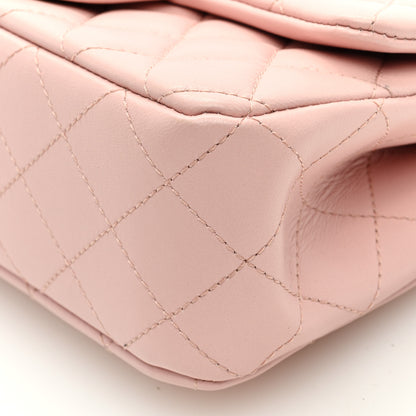 Chanel Lambskin Quilted Camellia Crush Mini Rectangular Flap Pink 10 of 10