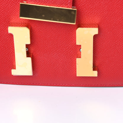 Hermes Epsom Constance 24 Rouge Casaque 13 of 14