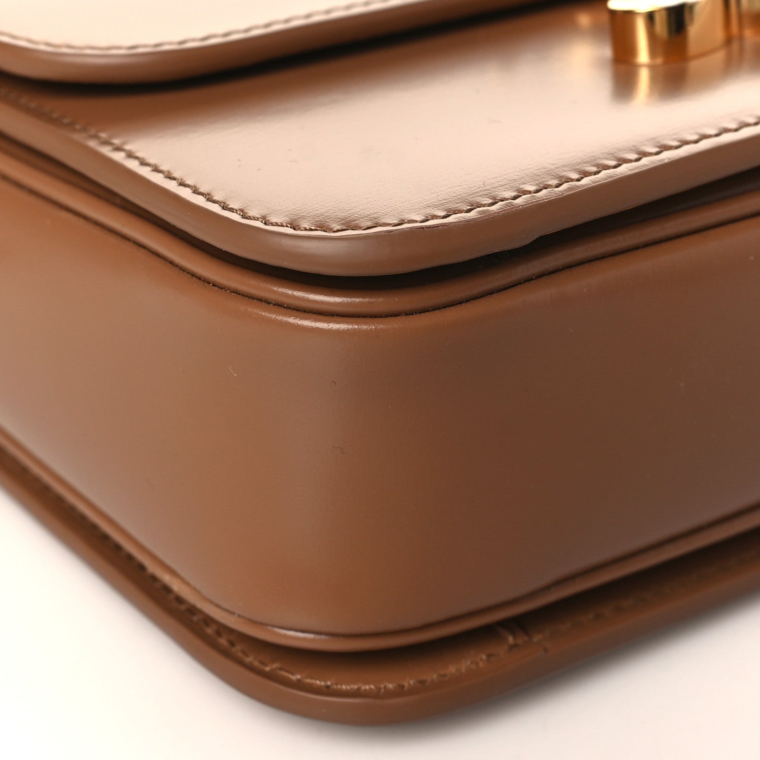 Celine Shiny Calfskin Teen Triomphe Bronze 8 of 9
