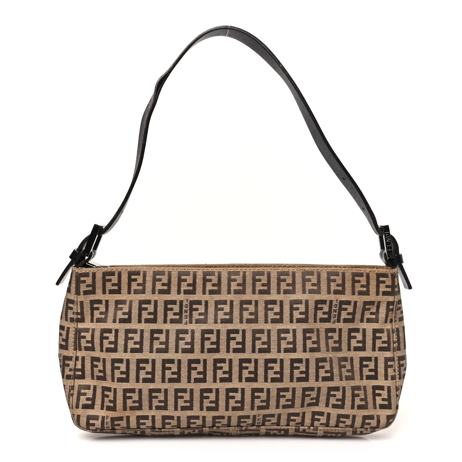Fendi Zucchino Pochette Dark Brown 1 of 11
