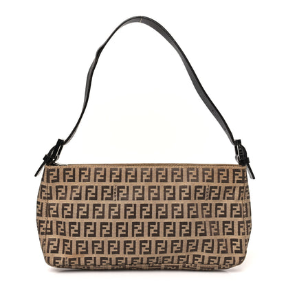 Fendi Zucchino Pochette Dark Brown 1 of 11