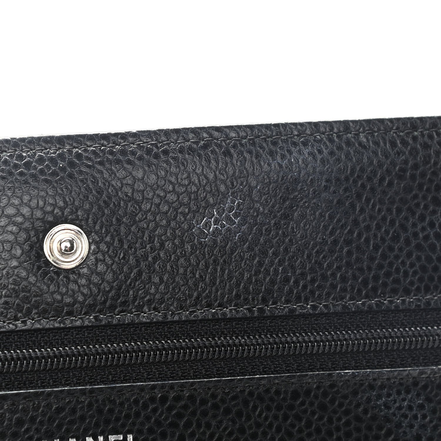 Chanel Caviar Quilted Wallet On Chain WOC Black 12 of 13