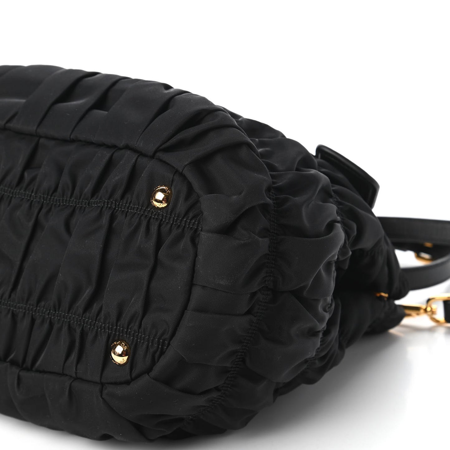 Tessuto Nylon Gaufre Tote Black