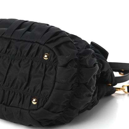 Prada Tessuto Nylon Gaufre Tote Black 7 of 10