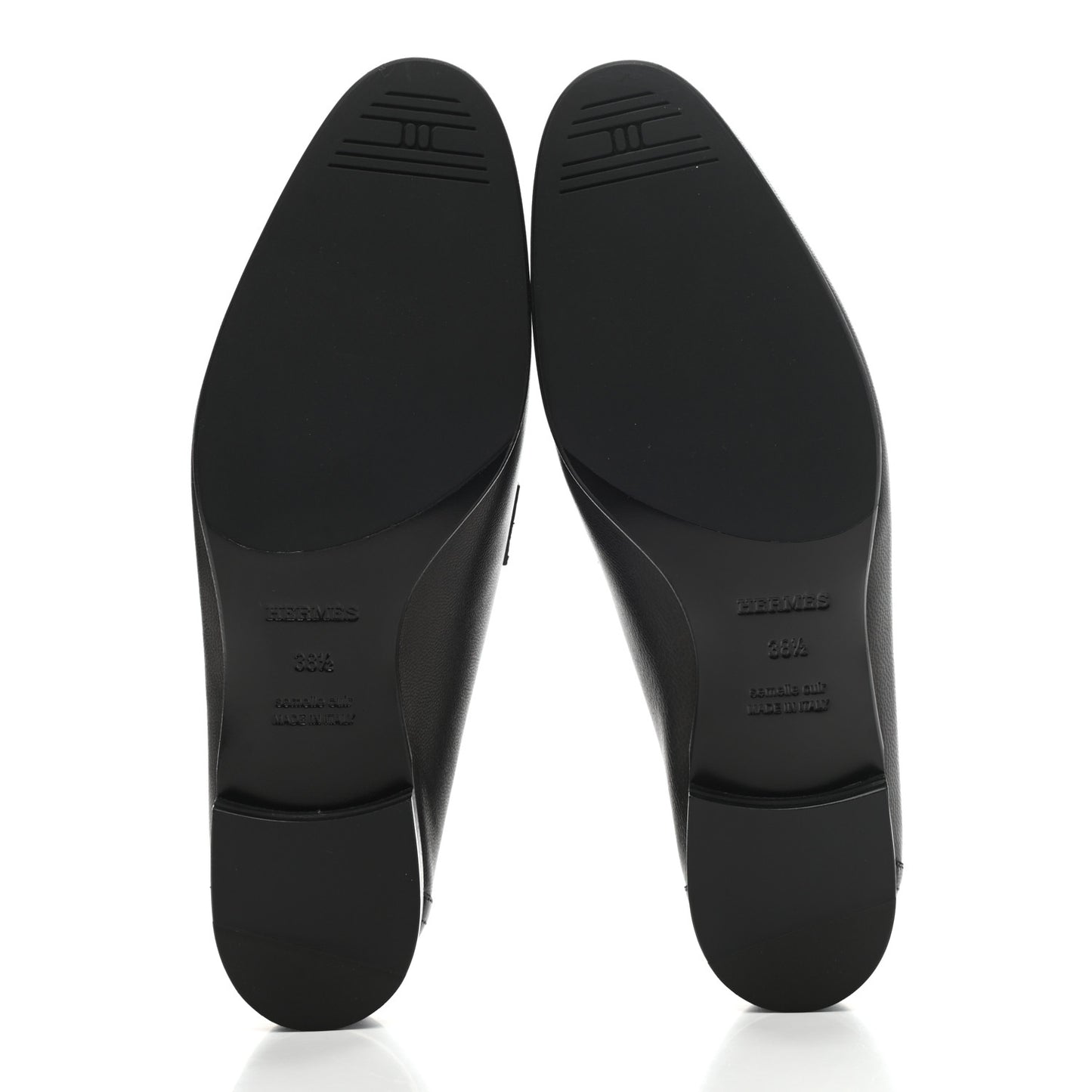 Goatskin Womens Paris Loafers 38.5 Black