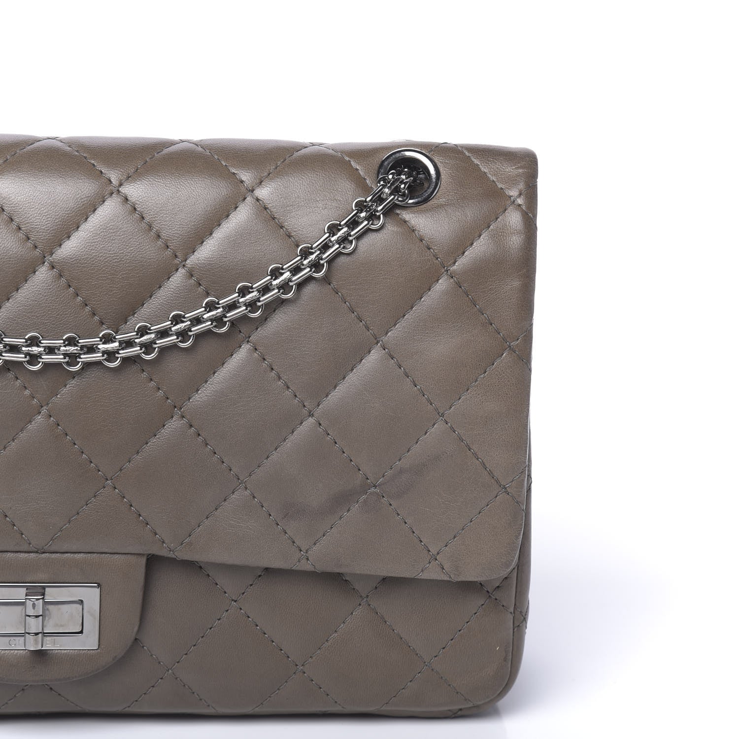 Chanel Lambskin Quilted 2.55 Reissue 227 Flap Brown 16 of 17