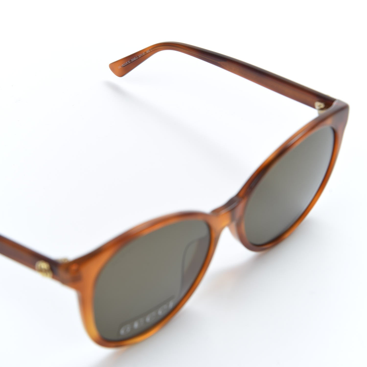 Gucci Acetate Round GG3833/FS Sunglasses Tortoise 6 of 8