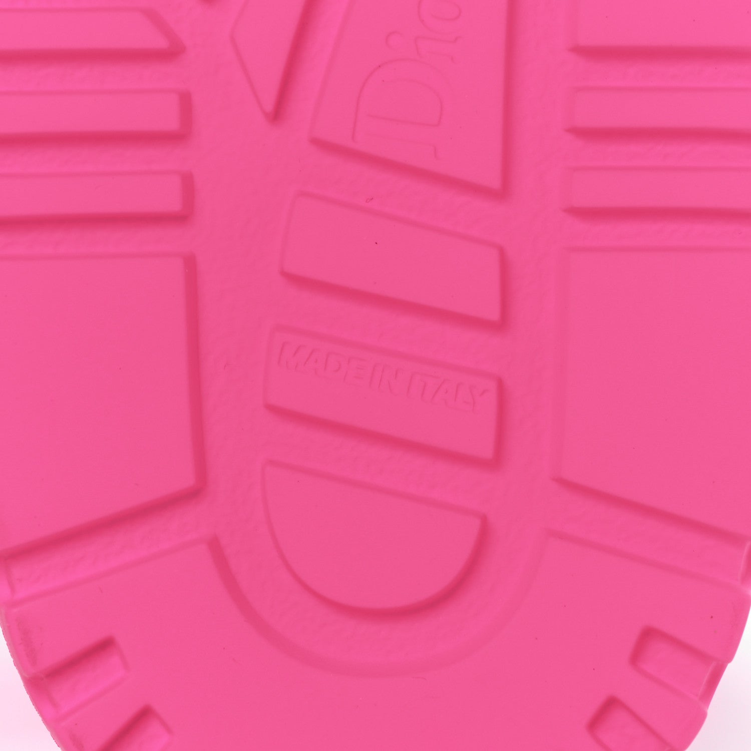 Christian Dior Technical Knit Jute Dioract 10mm Sandals 36.5 White Fuchsia 6 of 8