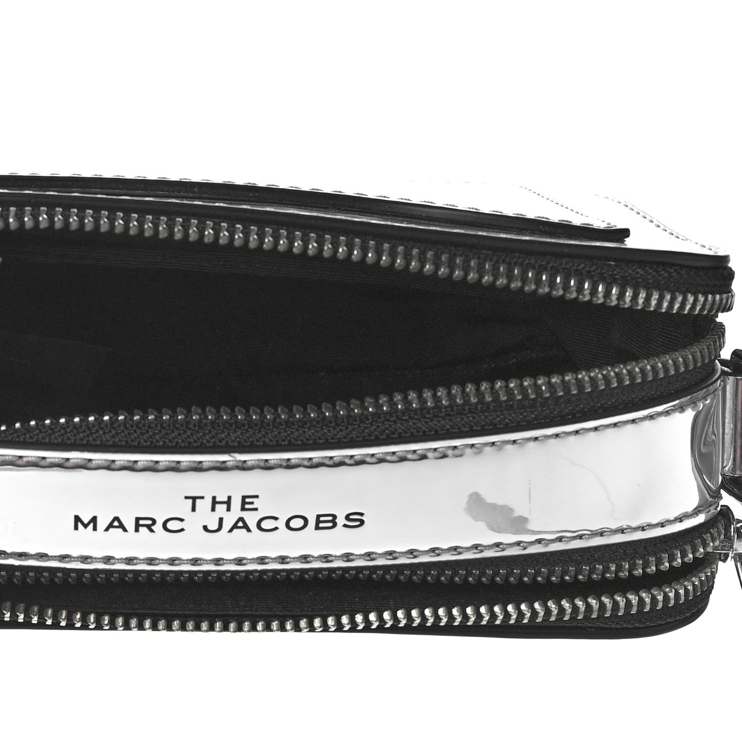 Marc Jacobs Metallic Calfskin Gen Z Snapshot Camera Bag Silver 5 of 10