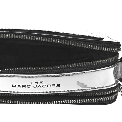 Marc Jacobs Metallic Calfskin Gen Z Snapshot Camera Bag Silver 5 of 10