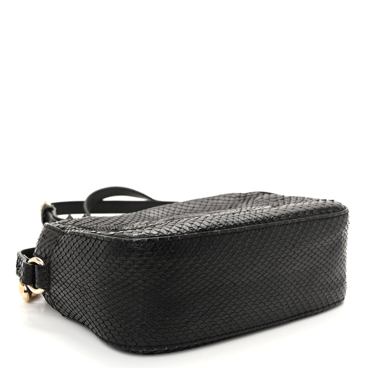 Gucci Snakeskin Small Soho Disco Bag Black 4 of 11