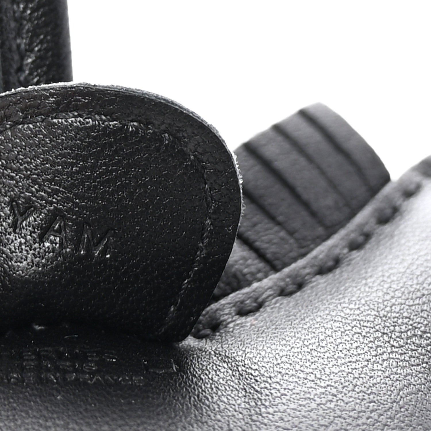 Hermes Milo Lambskin Matte Alligator Touch Grigri Rodeo Horse Bag Charm PM So Black 4 of 4
