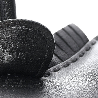 Hermes Milo Lambskin Matte Alligator Touch Grigri Rodeo Horse Bag Charm PM So Black 4 of 4