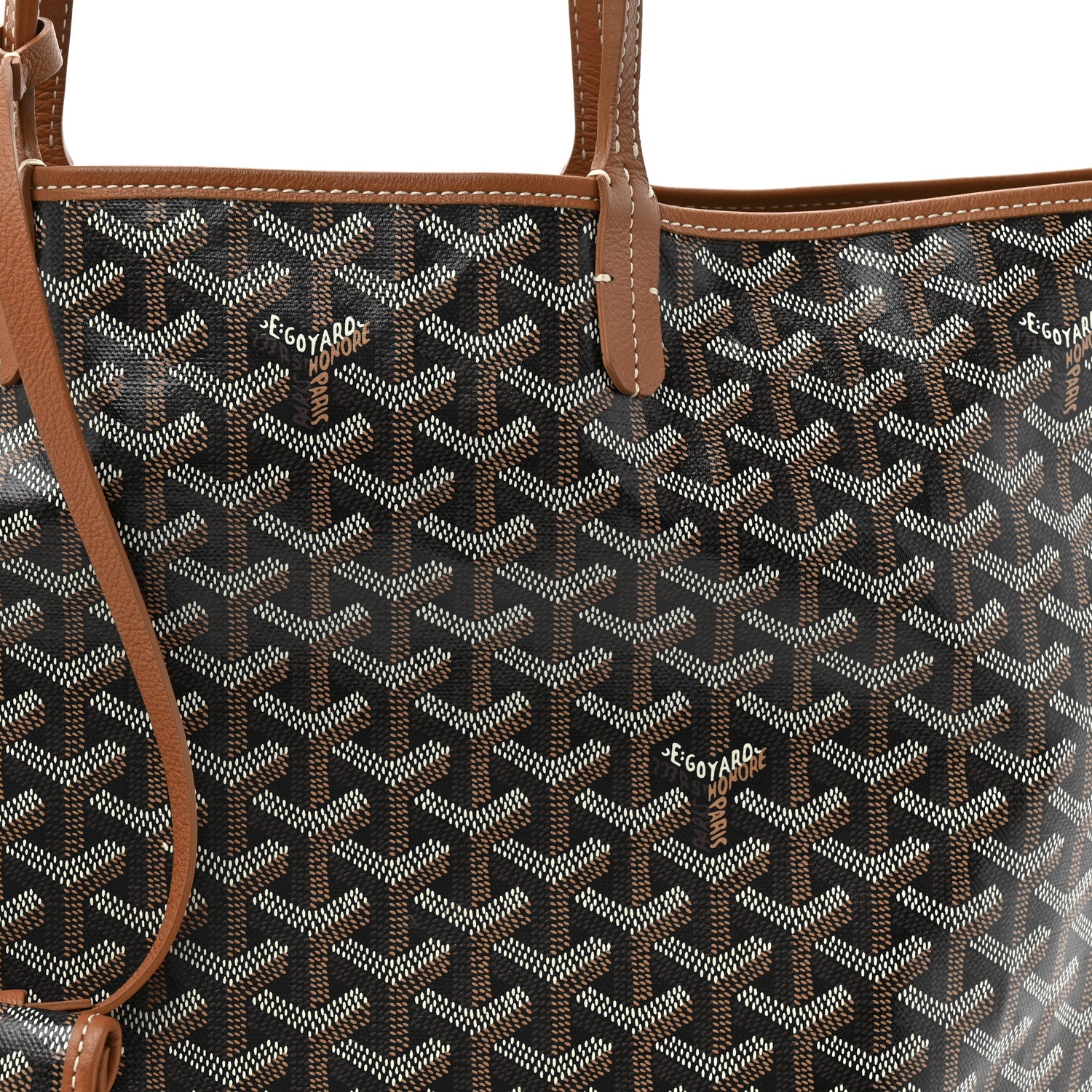 Goyard Goyardine Saint Louis PM Black Gold 8 of 10