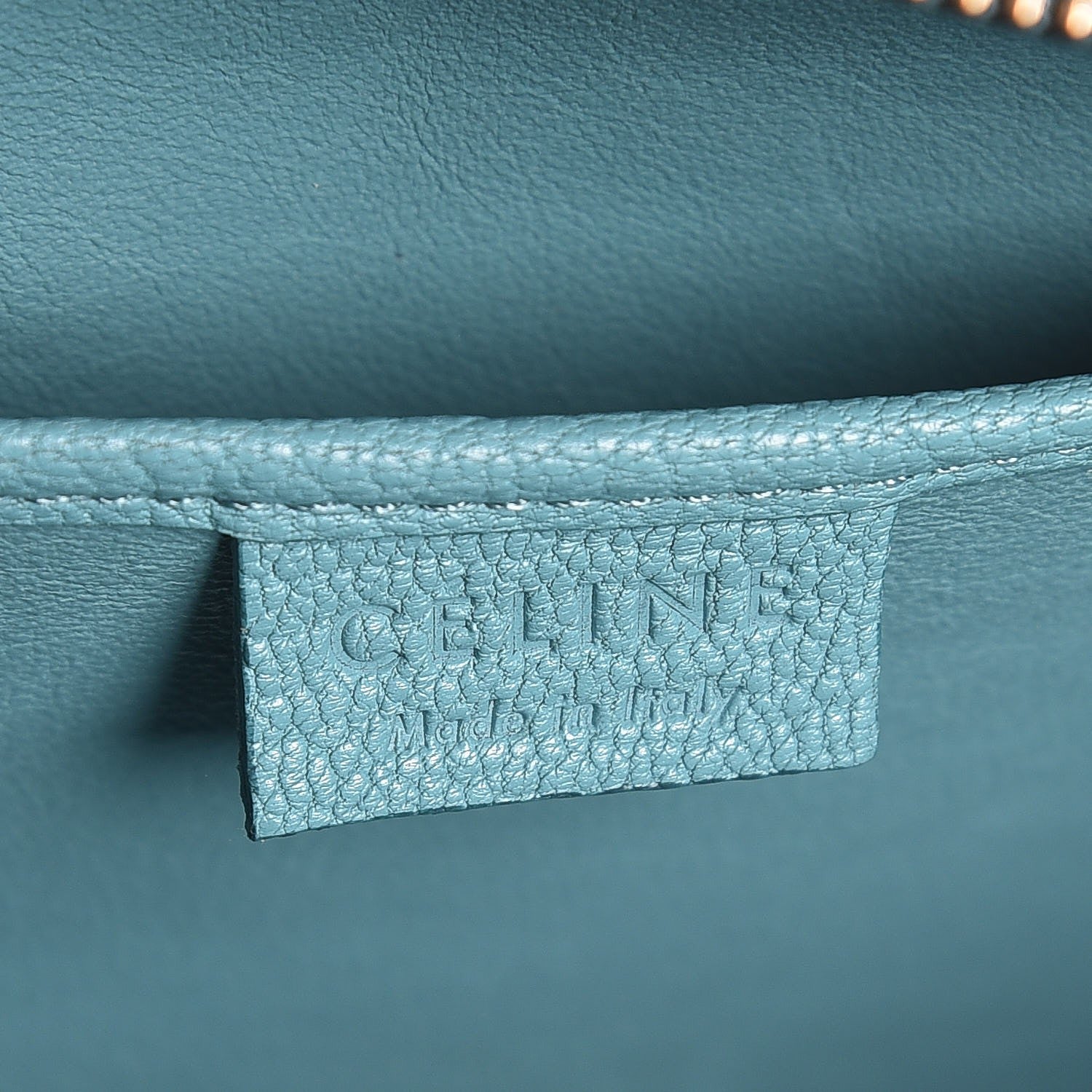 Celine Goatskin Nano Luggage Antarctic 6 of 9