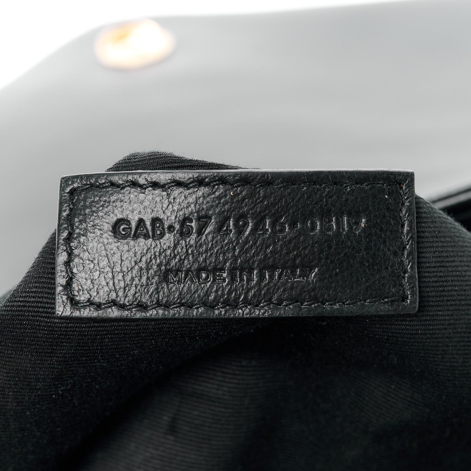Saint Laurent SAINT LAURENT Calfskin Y Quilted Monogram Medium Loulou Chain Satchel Black 8 of 11