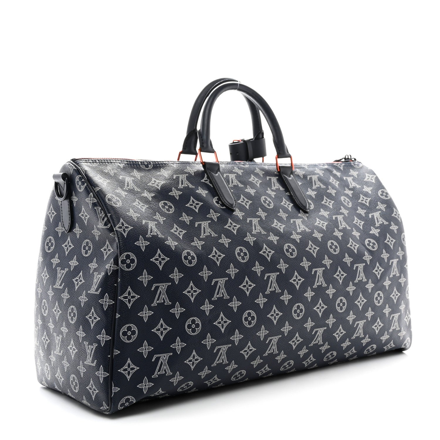 Louis Vuitton Monogram Upside Down Keepall Bandouliere 50 Ink 2 of 9