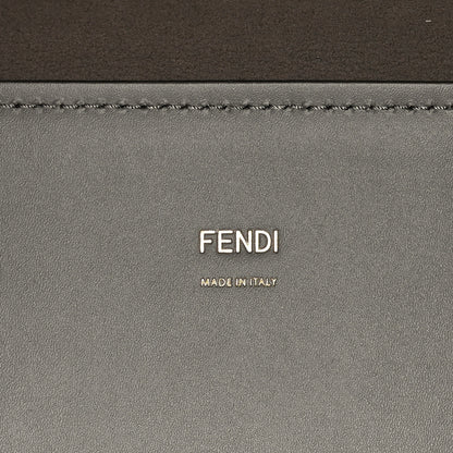 Fendi Vitello King Plexiglass Logo Embossed Medium Fendi Sunshine Shopper Tote Moon 6 of 8