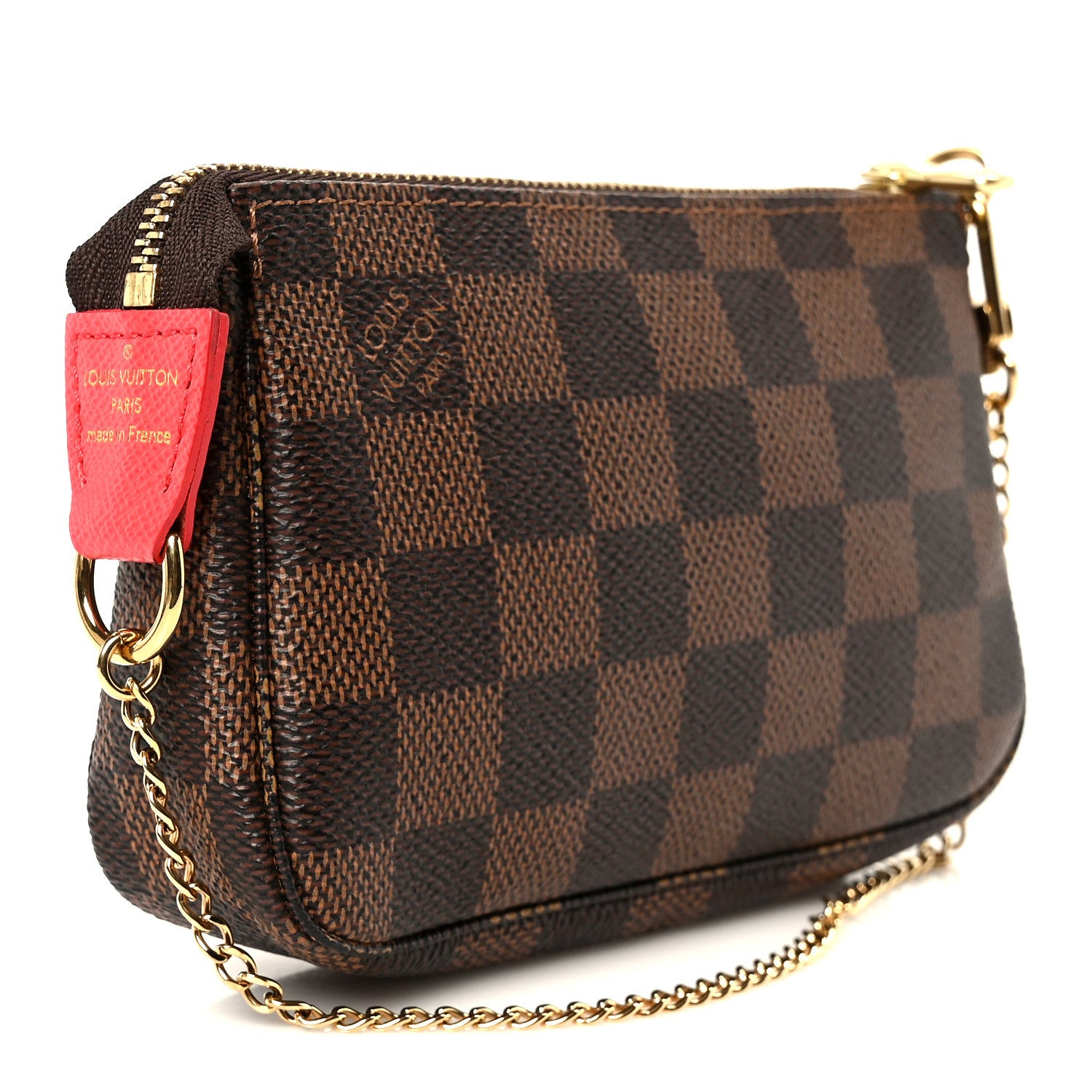 Louis Vuitton Damier Ebene 2016 Christmas Animation Mini Pochette Accessories 2 of 9