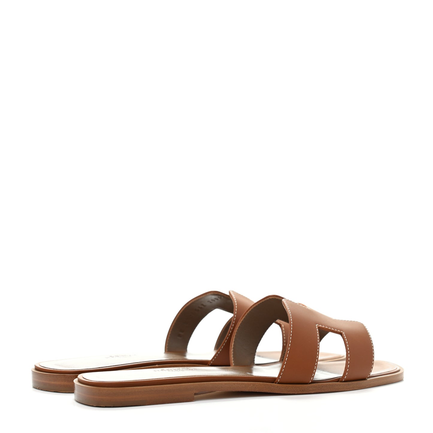 Box Calfskin Oran Sandals 40 Gold