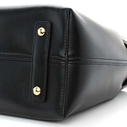 Burberry Smooth Calfskin Triple Stud Small Belt Bag Black Tan 10 of 10