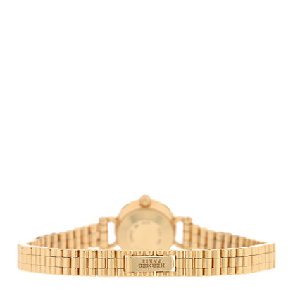 Hermes 18K Yellow Gold Diamond 16mm Faubourg Quartz Watch 3 of 5