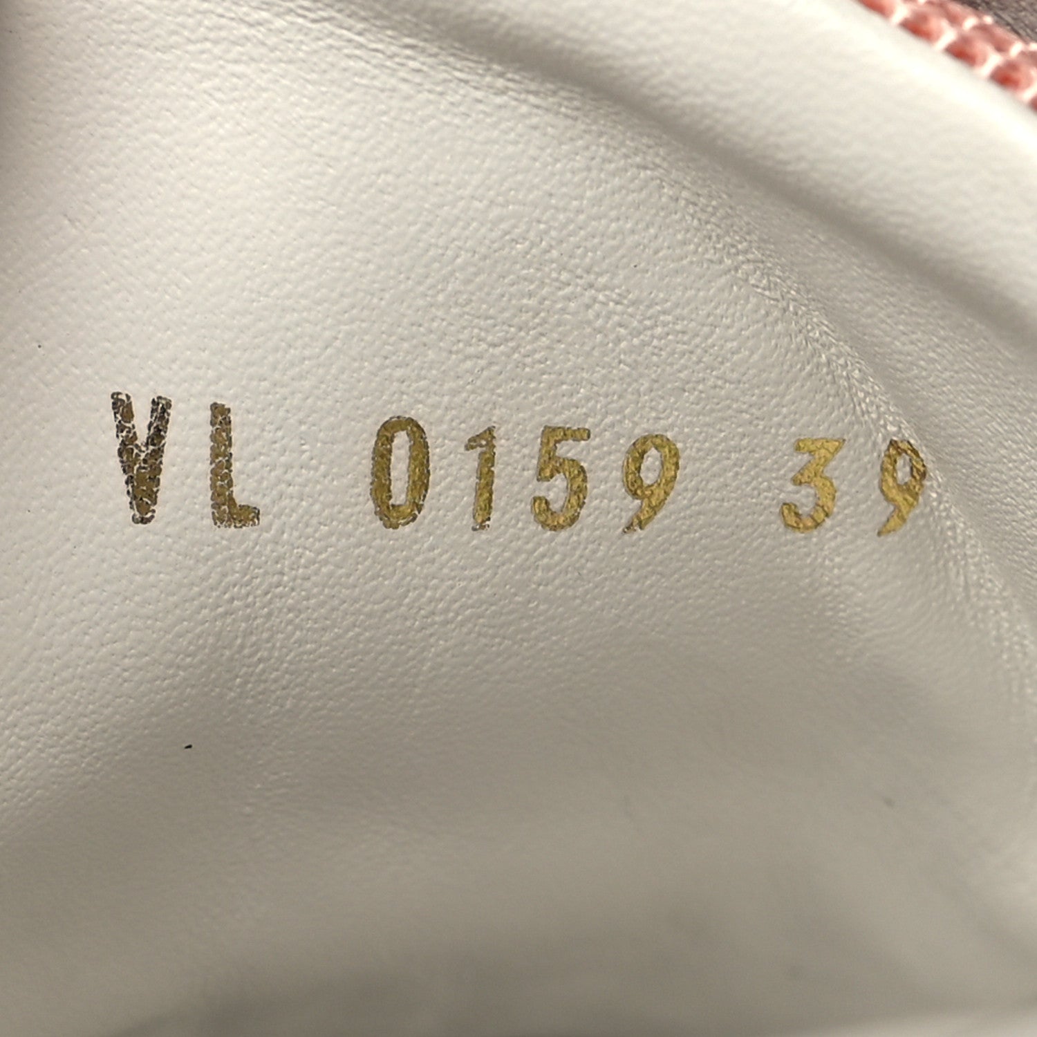 Louis Vuitton Suede Damier Azur Run Away Sneakers 39 Pink 6 of 9