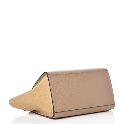 Celine Drummed Calfskin Suede Small Trapeze Dune 4 of 10