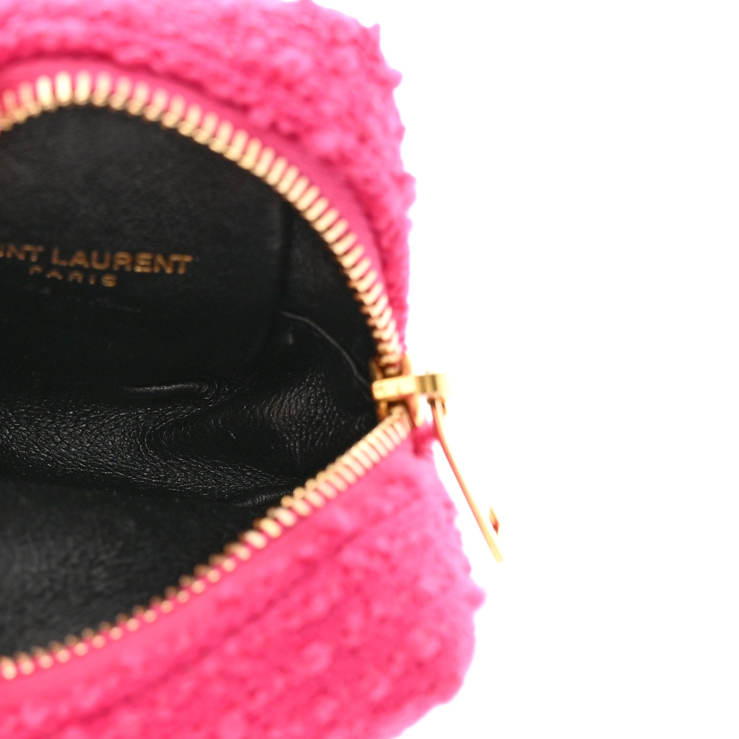 Saint Laurent Boucle Jaime Cube Charm Keychain Magenta 5 of 8