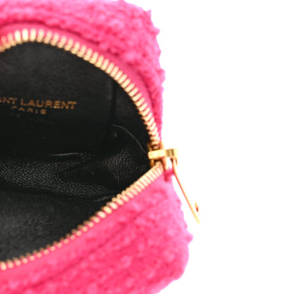 Saint Laurent Boucle Jaime Cube Charm Keychain Magenta 5 of 8