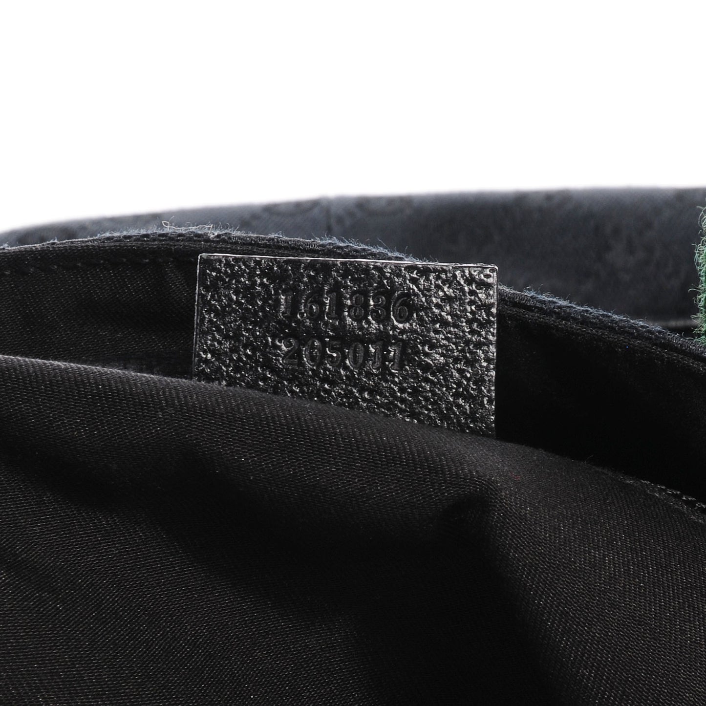 GG Monogram Medium Web Handle Double Pocket Tote Black