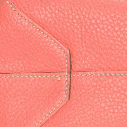 Hermes Taurillon Clemence Double Sens 36 Reversible Tote Peony Sanguine 10 of 17