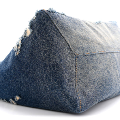 Marc Jacobs Denim The Rip and Repair The Sack Bag Punk Indigo 9 of 10