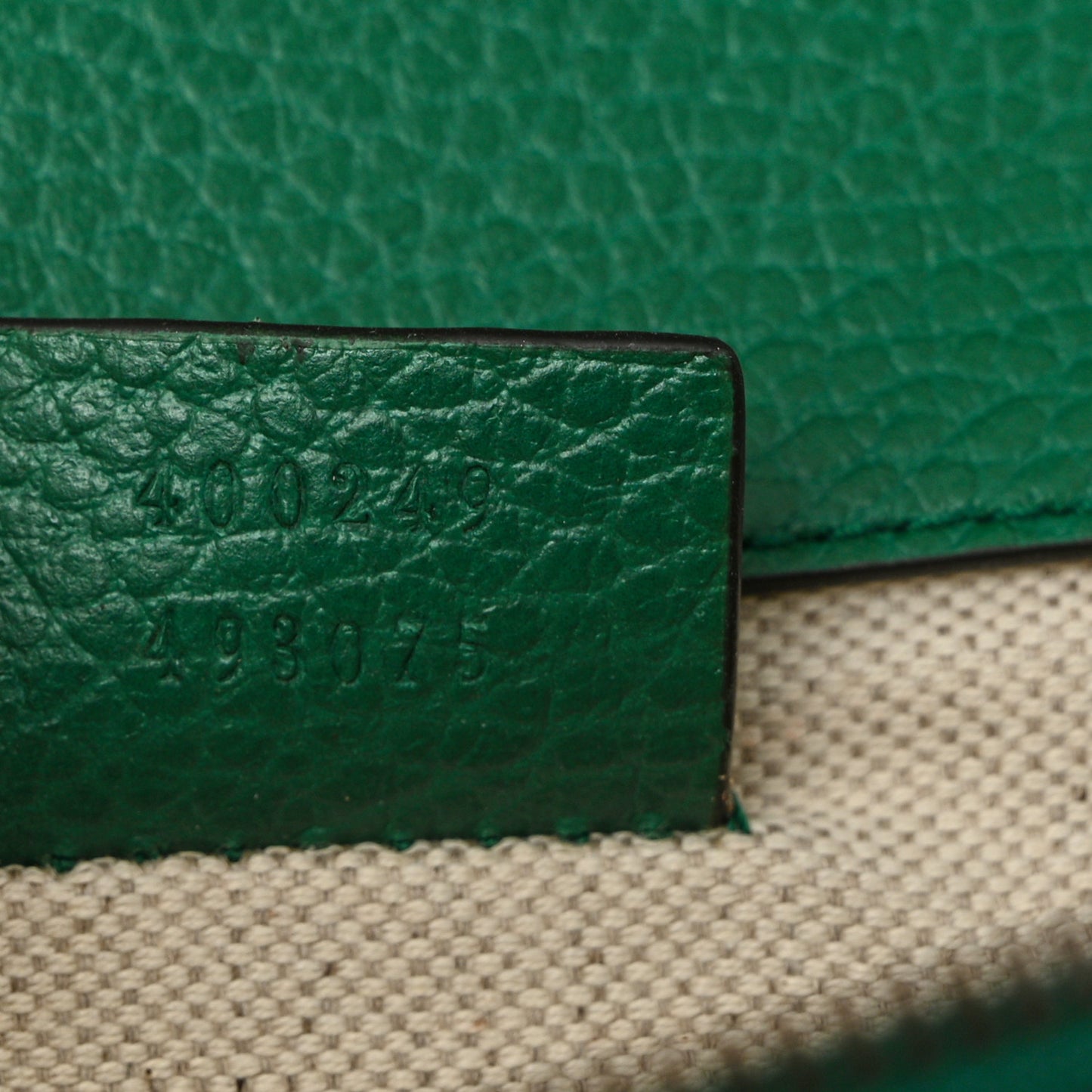 Pebbled Calfskin Small Dionysus Shoulder Bag Emerald