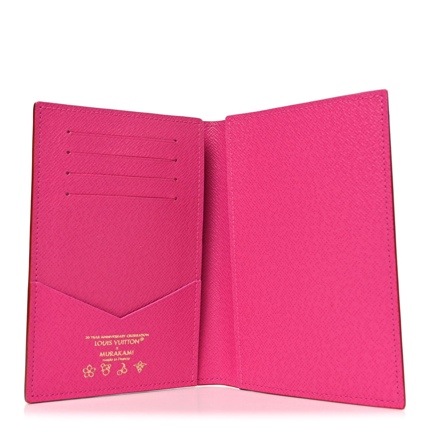 LV X TM Monogram Multicolor Passport Cover White