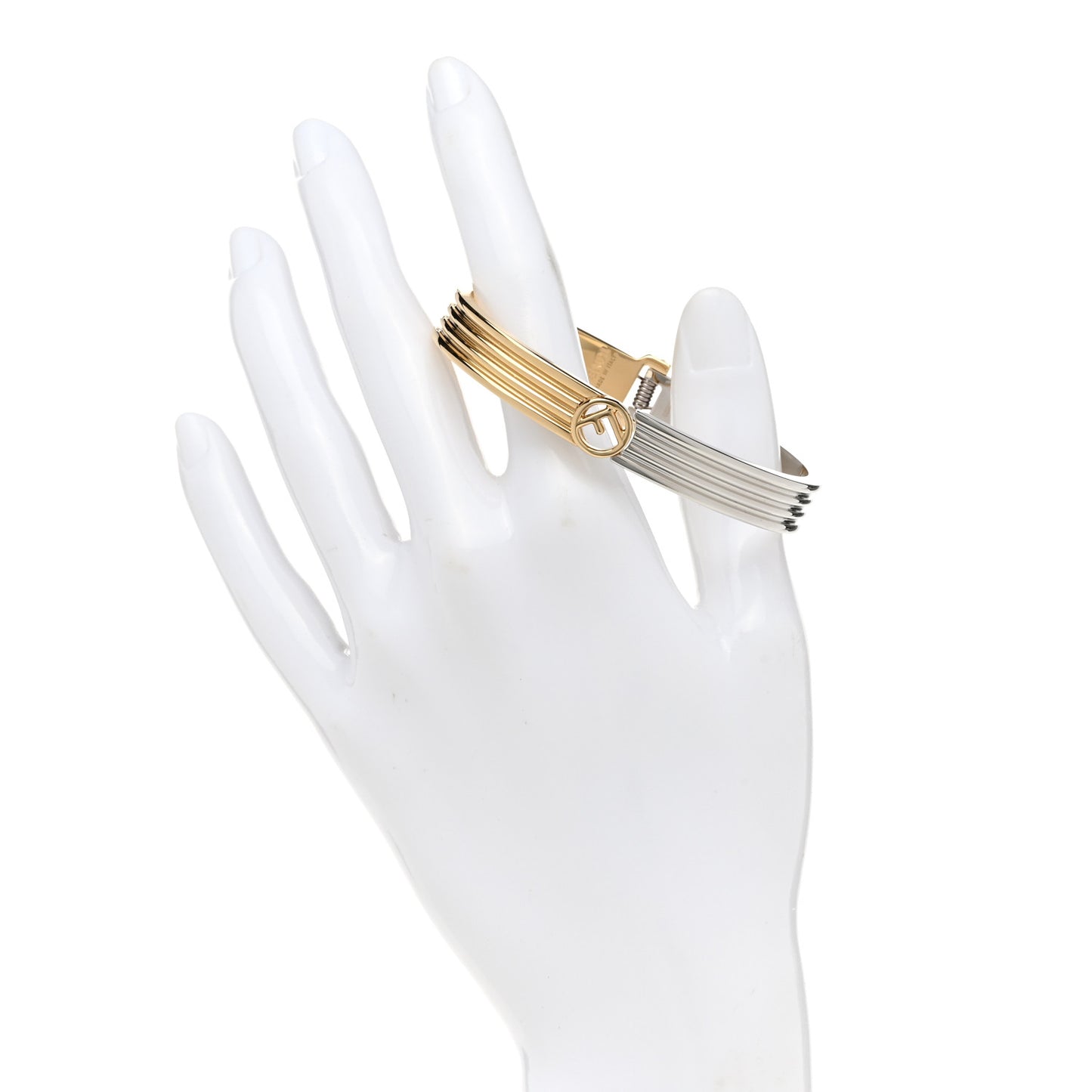Metal F Bangle M Soft Gold Palladium