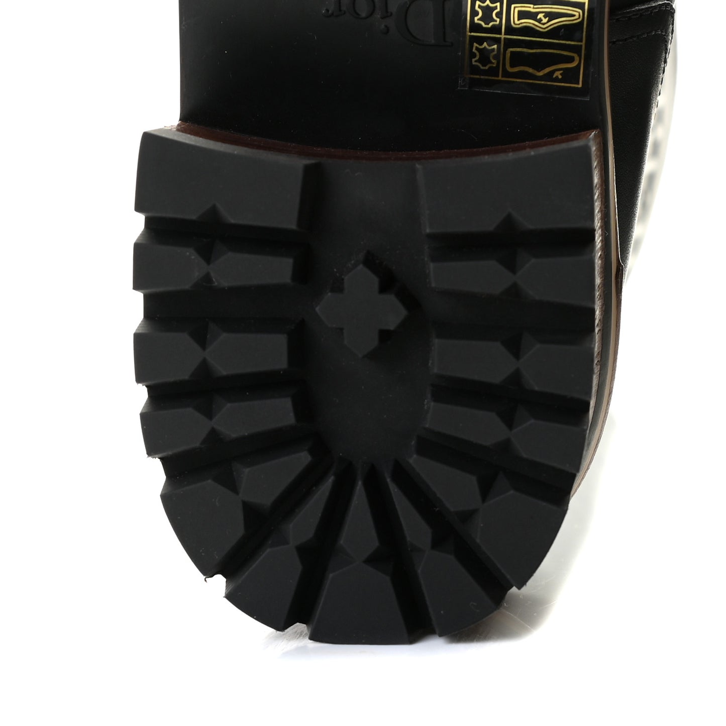 Calfskin Dior Quest 35mm Hiking Boots 36.5 Black