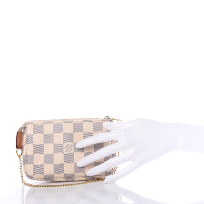 Louis Vuitton Damier Azur Mini Pochette Accessories 2 of 8