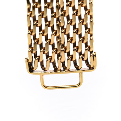 Chanel Crystal Gripoix Poured Glass Chain Belt Gold Multicolor 4 of 6